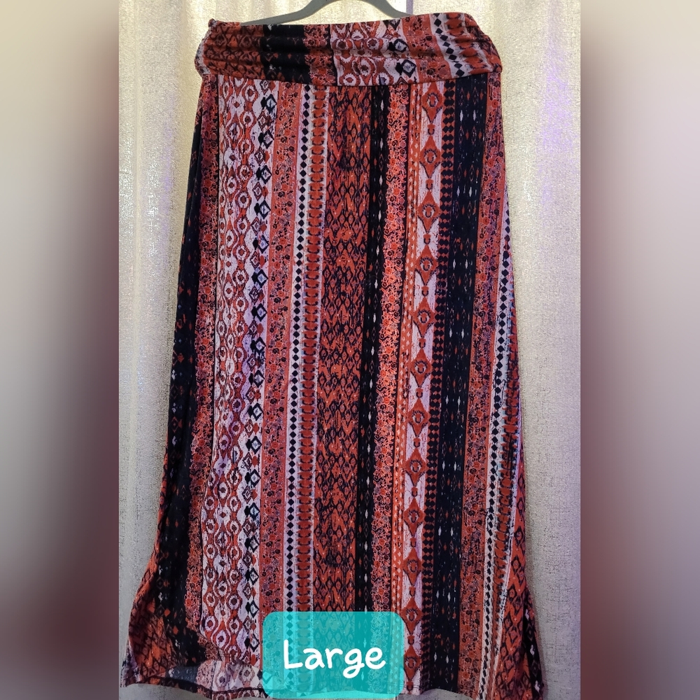 Maurices Multicolored Maxi Skirt